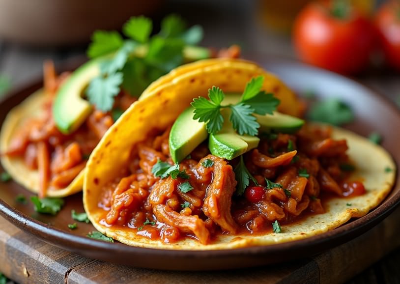 chicken tinga tacos