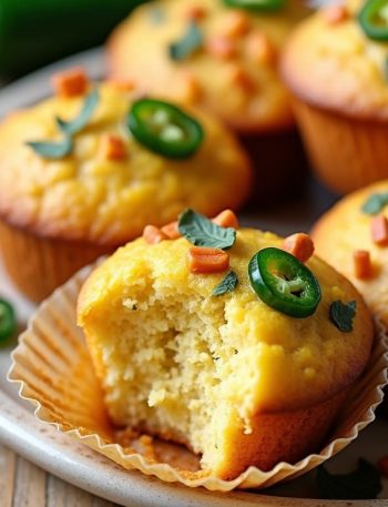 gluten free jalapeno cornbread muffins