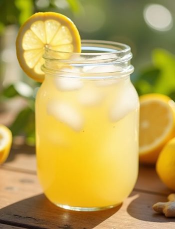 refreshing ginger lemonade