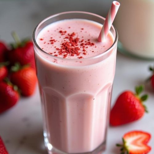 Strawberry Maple Protein Shake – La Cuisine d' Olivia