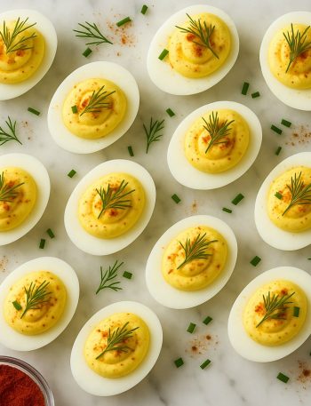 easy deviled eggs recipe appetizer