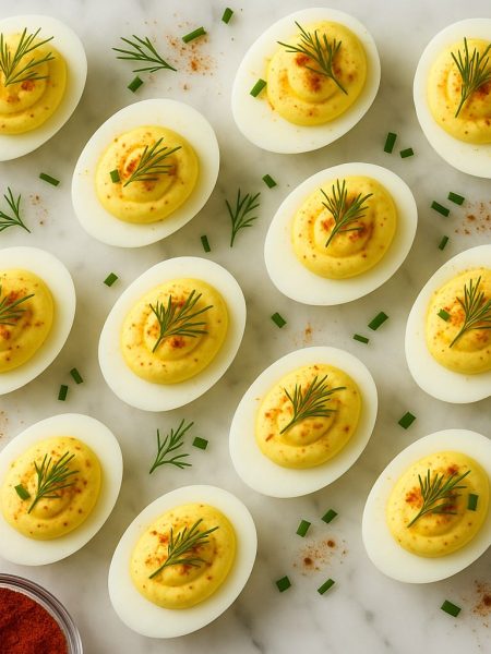 easy deviled eggs recipe appetizer