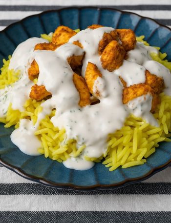 chicken over rice halal recipe
