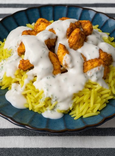 chicken over rice halal recipe