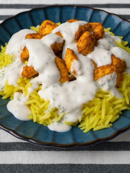chicken over rice halal recipe