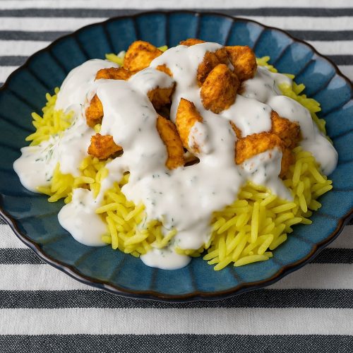 Chicken over rice halal recipe – La Cuisine d' Olivia